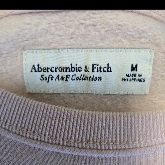 ​Abercrombie & Fitch Soft A&F Collection Pink Crewneck Sweatshirt Size M - Picture 4 of 5